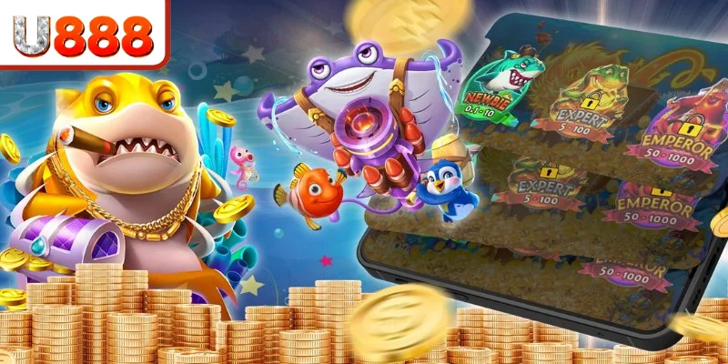 Đa dạng các trò chơi bắn cá đổi thưởng hấp dẫn tại U888