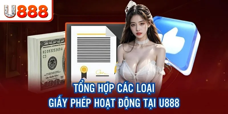 Tổng hợp các bản chứng nhận kinh doanh hợp lệ của U888