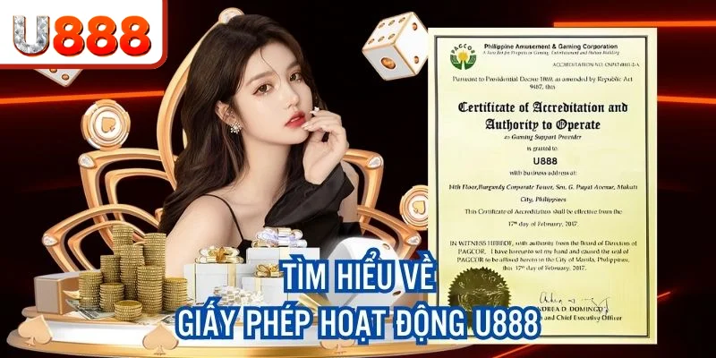 Văn bản pháp lý chứng minh độ uy tín của U888