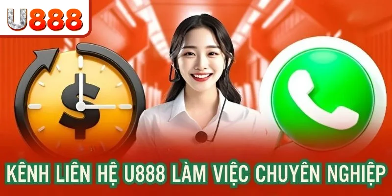 Dịch vụ CSKH U888 luôn chuyên nghiệp, chất lượng