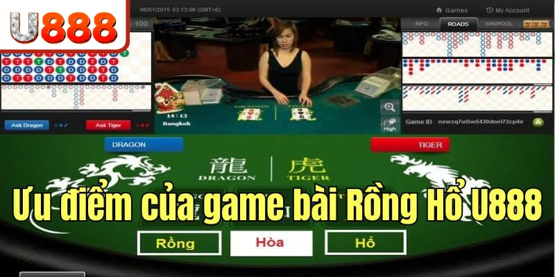 Ưu điểm của game bài Dragon Tiger U888